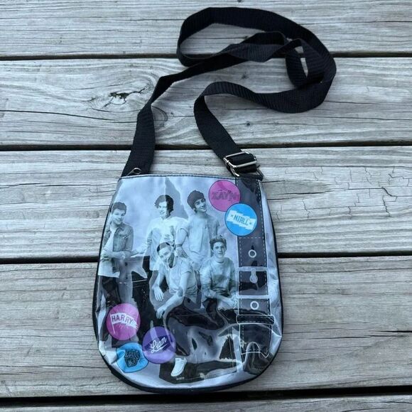One Direction Handbags - One Direction Y2K Belted Messenger Crossbody Bag Purse Tote Boy Band